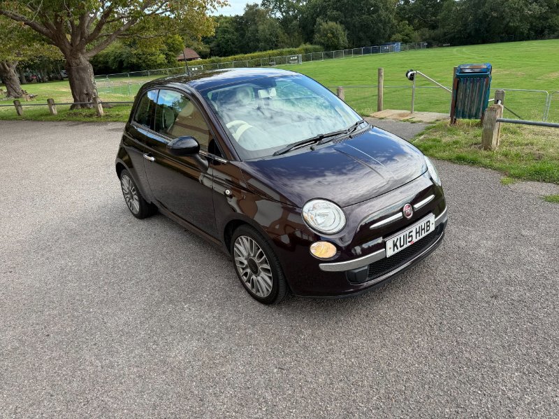 Purple Fiat 500 CULT 3-Door