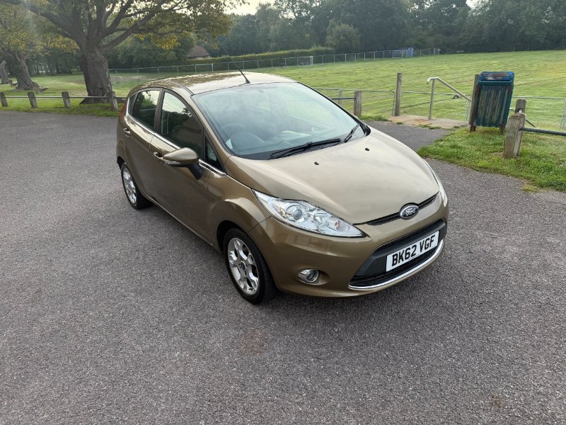 Brown Ford Fiesta 1.25 Zetec Hatchback 5dr Petrol Manual 129 g/km 81 bhp